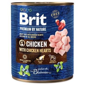 BRIT Premium by Nature Chicken with Hearts 800 g