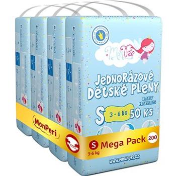 MonPeri Klasik Mega Pack veľkosť S (200 ks) (8594169733227)