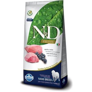 N&D grain free dog adult maxi lamb & blueberry 12 kg (8010276036117)