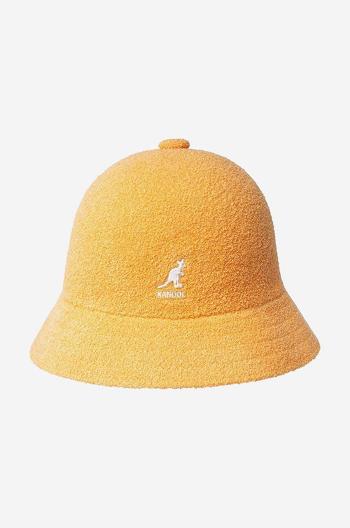 Klobúk Kangol 0397BC.WARM-WARM.APRIC, oranžová farba