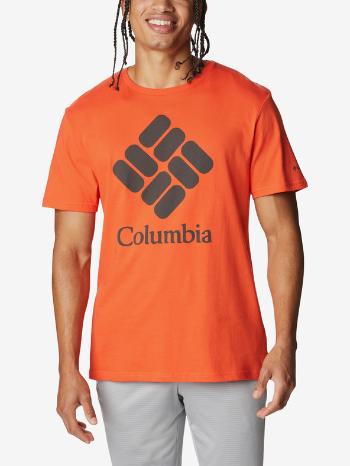 Columbia Trek™ Logo Short Sleeve Tričko Oranžová