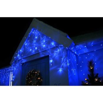 LED kvaple - 14,5m, 300LED, 8 funkcií, IP44, modrá
