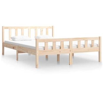 Rám postele masívne drevo 135 × 190 cm Double, 810654