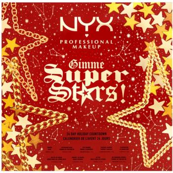 NYX Professional Makeup Gimme SuperStars! 24 Days Advent Calendar adventný kalendár