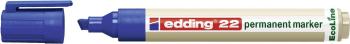 Edding edding 22 permanent marker EcoLine 4-22003 permanentný popisovač modrá Vodotesné: áno