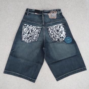 Bermudy Vokal Flowers Denim Bermuda Dark Grey - 30