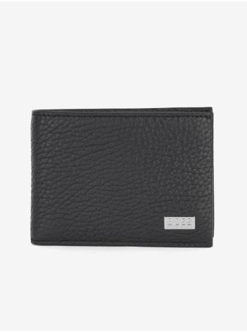Čierna pánska kožená peňaženka HUGO BOSS