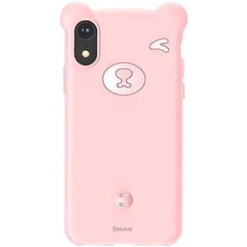 Baseus Bear Silicone Case pre iPhone Xr 6,1 Pink (WIAPIPH61-BE04)