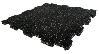 Zátěžová  fitness EPDM  podlaha Sedco 50x50x1,5 cm - černá