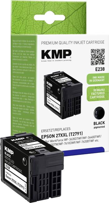 KMP Ink náhradný Epson T2791, 27XXL kompatibilná  čierna E186 1627,4201