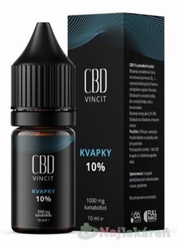 CBD Vincit kvapky 10% 10ml