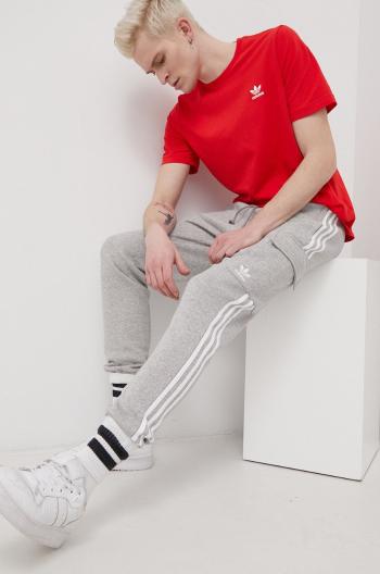 Nohavice adidas Originals Adicolor HG4827 pánske, šedá farba, jednofarebné