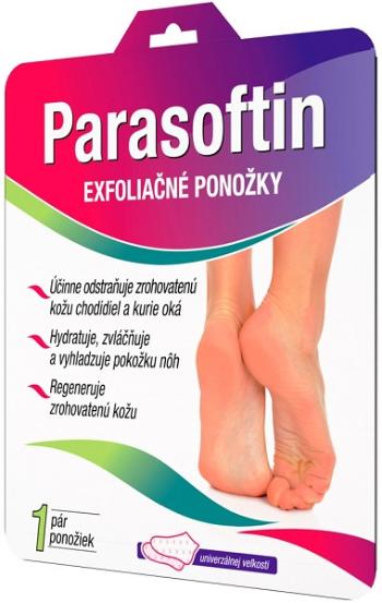 Parasoftin Exfoliačné ponožky, roztok 2 x 20 ml + 1 pár ponožiek