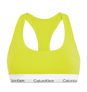 CALVIN KLEIN - braletka Modern cotton yellow citrus - special limited edition-M