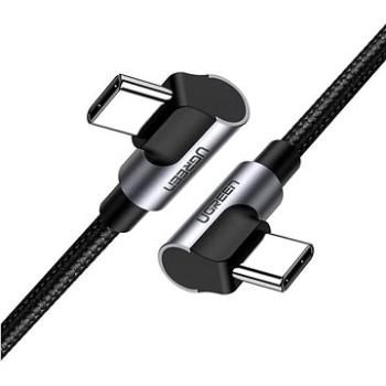 UGREEN Angled USB-C Cable Aluminum Case with Braided 2 m Black (70531)