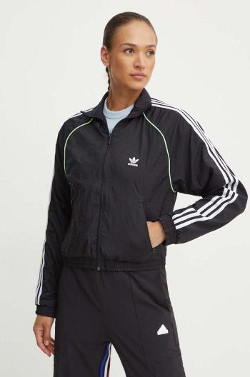 Bunda adidas Originals dámska, čierna farba, prechodná, IT9689