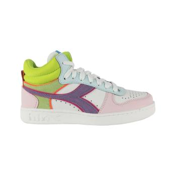 Diadora  MAGIC BASKET DEMI C9736 White/Potpourri/Blue gras  Módne tenisky Viacfarebná