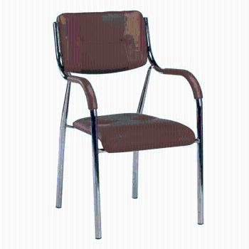 Stohovateľná stolička, hnedá, ILHAM P4, poškodený tovar