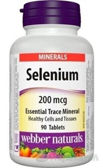 Webber Naturals Selén 200 mcg 90tbl