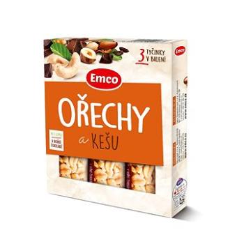 Emco Tyčinka s orechmi a kešu 3 × 35 g (8595229909767)