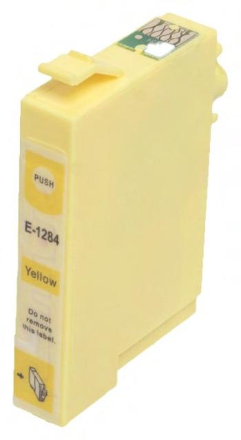 EPSON T1284 (C13T12844011) - kompatibilná cartridge, žltá, 10ml