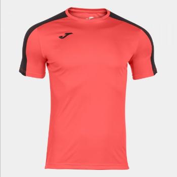 ACADEMY SHORT SLEEVE T-SHIRT FLUOR CORAL-BLACK 4XS-3XS