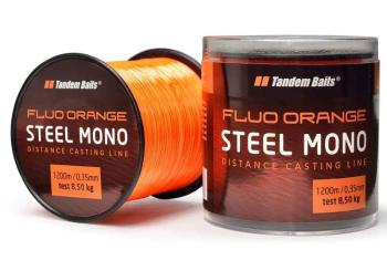 Silon Steel Mono Fluo orange Tandem Baits Dĺžka: 1200m / priemer: 0,35mm / 8,10kg