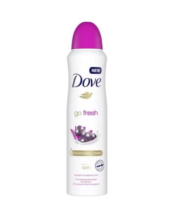 DOVE DEO 150 ML GO FRESH ACAI BERRY & WATERLILY SCENT 0% ALCOHOL