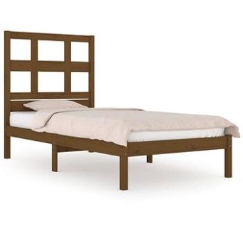 Rám postele medovo hnedý masívna borovica 90 × 200 cm, 3104466