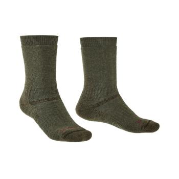 Ponožky Bridgedale Explorer Heavyweight Merino Performance Boot Olive/531 L (9-11,5) UK