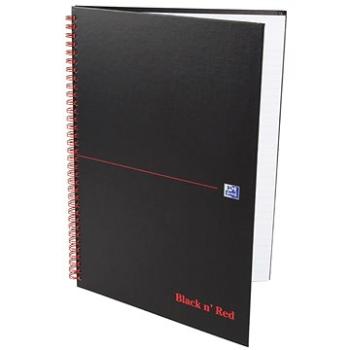 OXFORD Black n´Red Notebook A4, 70 listov, linkovaný (400047608)