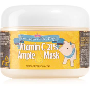Elizavecca Milky Piggy Vitamin C 21% Ample Mask hydratačná a rozjasňujúca maska pre unavenú pleť 100 g