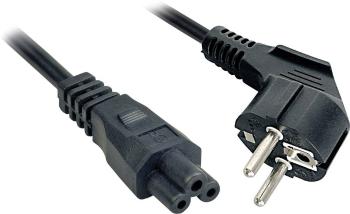 LINDY napájací prepojovací kábel [1x DE schuko zástrčka - 1x IEC C5 zásuvka] 3.00 m čierna