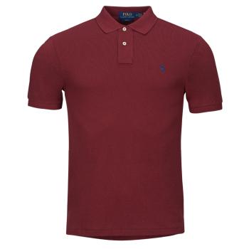 Polo Ralph Lauren  POLO AJUSTE SLIM FIT EN COTON BASIC MESH  Polokošele s krátkym rukávom Bordová