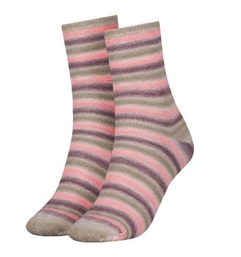 TOMMY HILFIGER - multicolor gradient sand dámske ponožky -39-42