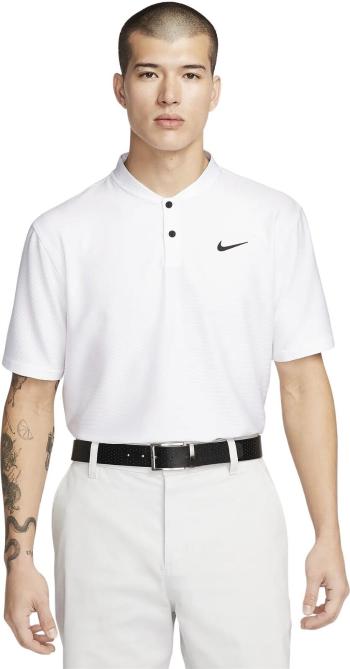 Nike Dri-Fit Victory Texture Mens White/Black XL Polo košeľa