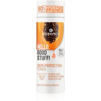 essence Hello, Good Stuff! 2% BHA & Papaya normalizačné tonikum pre redukciu kožného mazu 100 ml