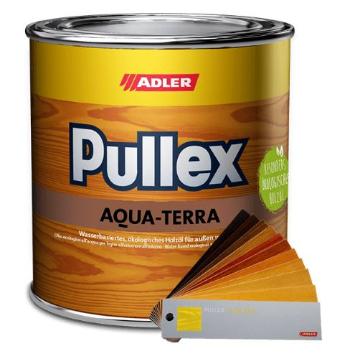 Adler Pullex Aqua-Terra - ekologický olej na drevo do interiéru a exteriéru na drevodomy či včelí úľ 750 ml nuss - orech