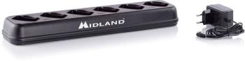 Midland napájací adaptér na stôl 6-fach Standlader für Midland Business Radio BR02 / BR02 Pro C1295