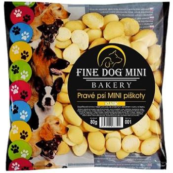 Fine Dog mini bakery piškóty pre malé plemená psov 6 × 80 g klasik (8595657300723)