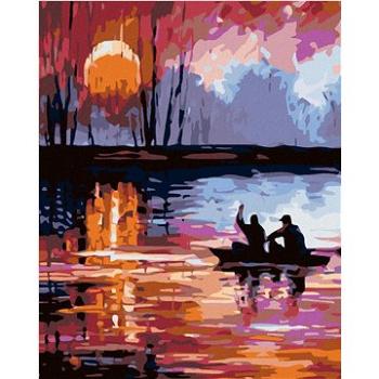 Maľovanie podľa čísel – Západ slnka nad jazerom (HRAmal01087nad)