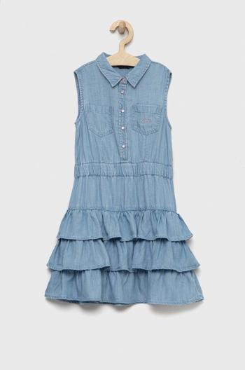 Dievčenské šaty Guess mini, áčkový strih