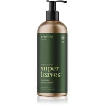 Attitude Super Leaves Essentials prírodné mydlo na ruky Bergamot & Ylang Ylang 473 ml