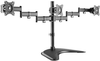LogiLink BP0051 3-násobný stojan na monitor 33,0 cm (13") - 68,6 cm (27") sklápajúci, nakláňací