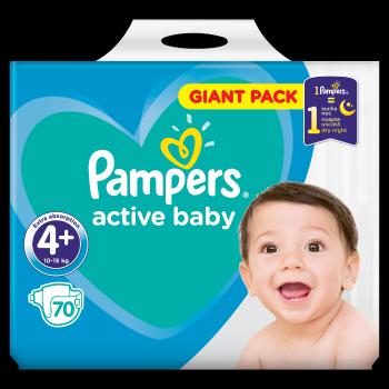 Pampers Active Baby 4+ 9-16KG 70KS