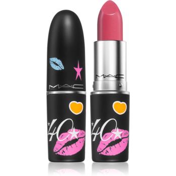 MAC Cosmetics 40 Years Of MAC! Cremesheen Lipstick krémový rúž so saténovým finišom odtieň Hot Gossip 3 g