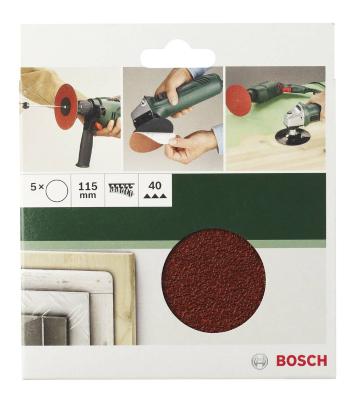 Bosch Accessories  2609256B47 brúsny papier pre brúsne kotúče bez otvorov Zrnitosť 60, 120, 180  (Ø) 125 mm 1 sada
