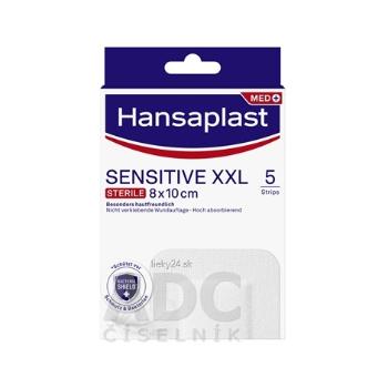 Hansaplast MED SENSITIVE XXL Sterile náplasť 8cm x 10cm, 5ks