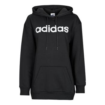 adidas  W LIN OV FL HD  Mikiny Čierna