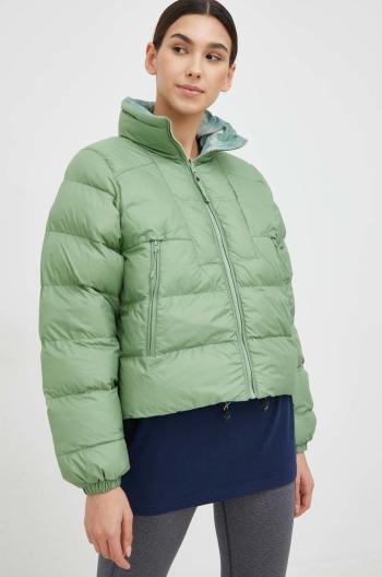Obojstranná bunda Helly Hansen dámska, zelená farba, zimná,